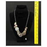 Display W/ Silver Gold Medallion