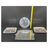 Assorted Vintage Silver Plated Trays
