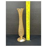 Vintage 22 Karat Lotus Rosebud Vase