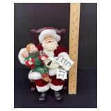 Vintage Santa & Child Figurine