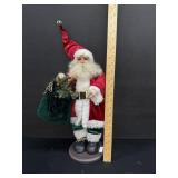 Vintage Santa Figurine W/ Bag of Toys