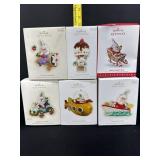 6 Hallmark Keepsake Santa