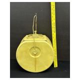 Vintage Justrite Yellow Steel Safety Can