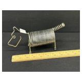 Vintage Metal Schnauzer Letter Holder