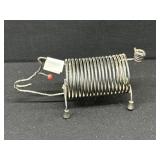 Vintage Metal Pig Letter Holder