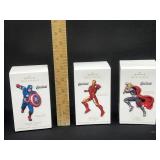 Set Of 3 Hallmark Avenger Christmas Tree Ornaments