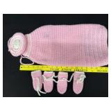 Vintage Hand Crocheted Dog Sweater Booties