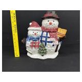 Large Snowman Cookie Jar