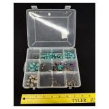 Lot Of Real Turquoise Beads Various Sizes