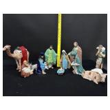 Very Old Porcelain Nativity Scene