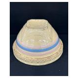 Antique McCoy Pottery Yellow Ware Mixing Bowl