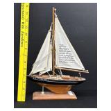 Wood Model Sail Boat