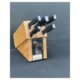 Wilkinson Sword Knife Block W/ Sharpener