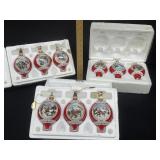 9 Campbell Kids Ornaments W/ COA