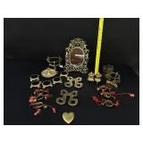 Box Full Of Vintage Brass