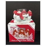 Circle of Friends Votive Holder Snowman