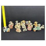 Large Lot Of Retired Enesco Mary