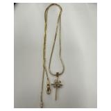 14k Gold  Dove Cross 5.3 Grams 18" Chain 14k Gold  Dove Cross 5.3 Grams 18" Chain