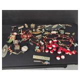 Fishermans Lot Of Xmas Tree Lights & Ornaments