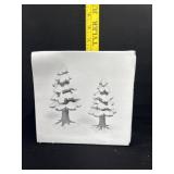 Dept 56 Small Porcelain Pines Heritage Village
