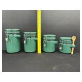 4 Piece Oggi Ceramic Canister Set