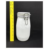 Vintage Wheaton Milk Glass Canister