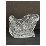 Heavy Lenox Leaded Crystal Christmas Sleigh