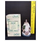 Enesco Belsnickle Roly Poly Santa Bell 1990