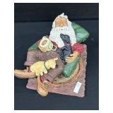 Ducks Unlimited Comfort & Joy Santa Dogs Figurine