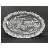 Vintage Mikasa Winter Dreams Canape Tray Platter