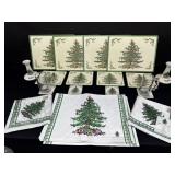 Large Lot of Spode Christmas Tree