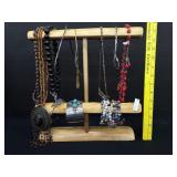 Jewelry Display W/ Necklaces & Bracelets