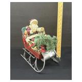 1988 North Pole Santa Christmas in America Sleigh