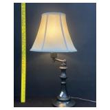 Metal Base Bronze Finish Swinging Lamp