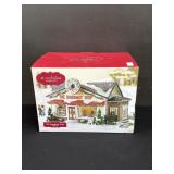 St. Nicholas Square Doughnut Shop Illuminated NEW