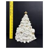 White Ceramic Table Top Christmas Tree Decoration