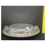 Oval Silver Plated Casserole