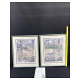 2 Matthews Reflection Lithographs