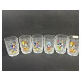 6 Millenium Disney Mickey Mouse McDonald Glasses