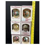 6 Collectors Edition Campbells Soup Ornaments 1980