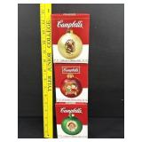 3 Campbells Soup Ornaments