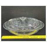 Vintage Anchor  Hocking  Lidded Casserole