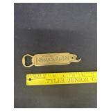 Vintage Brass Saloon Bottle Opener