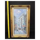 Maurice Lerouille Oil on Canvas Framed