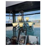 Large Wrought Iron Chandelier