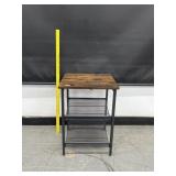 Vintage 3 Tier Mesh Shelf Table