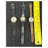 3 Vintage Mickey Mouse Watches