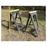 2 Fiberglass Saw Horses