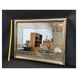 Large Gold Ornate Wall Mirror