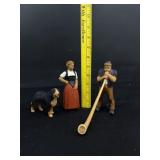 Vintage Swiss Hans Huggler Figurines